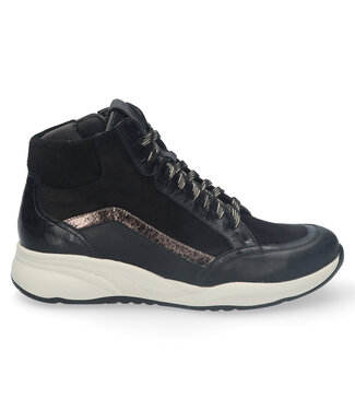 Durea Durea | Dames | Veterboots | Zwart (9811 609 1752 M)