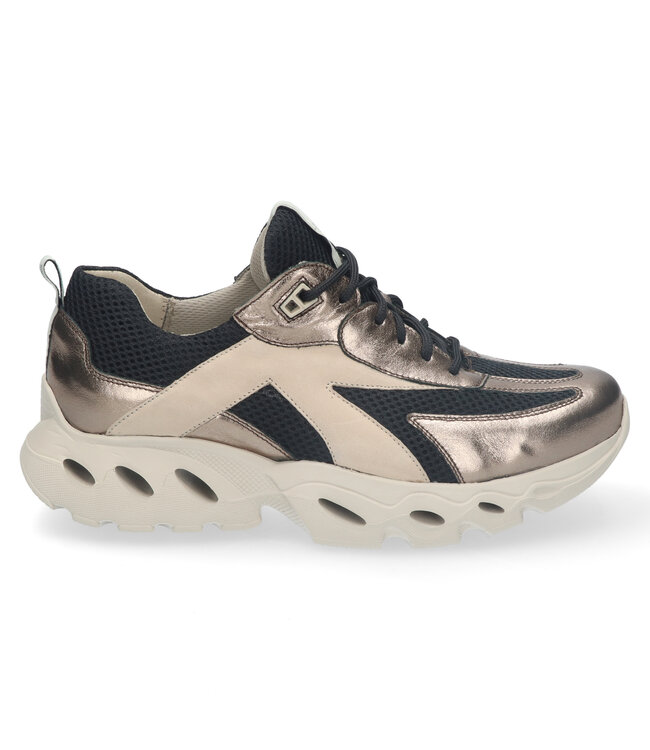Durea | Dames | Sneakers | Champagne / Zwart (6309 608 1780 K)