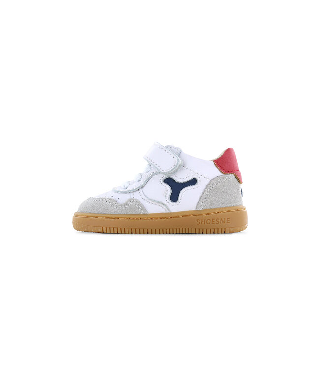 Shoesme | Jongens | Baby - Proof | White Grey Red  (BN25S012-B)