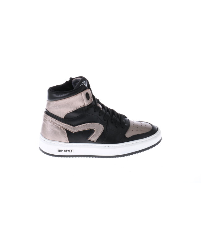 Hip | Meiden | Sneakers | Zwart Combi (H1765-254-10CO)