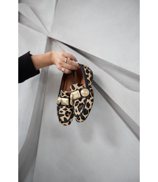 Babouche | Dames | Loafer | Leopardo/Black (Lulu)