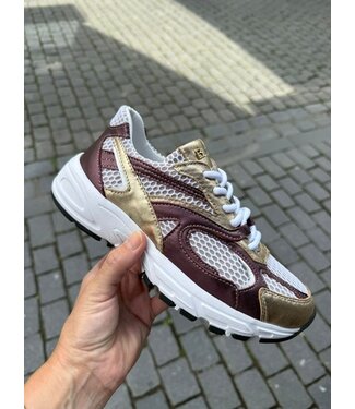 Babouche Babouche | Dames | Sneakers | Gold/Bordo (Novy)