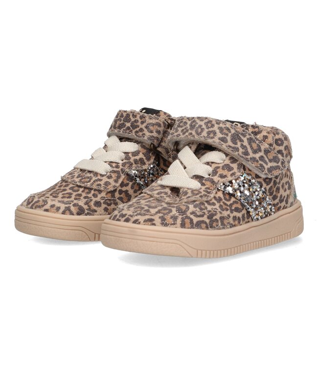Bunnies Jr | Meisjes | Sneakers | Beige Leopard (225653-906)