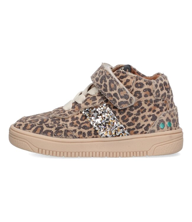 Bunnies Jr | Meisjes | Sneakers | Beige Leopard (225653-906)