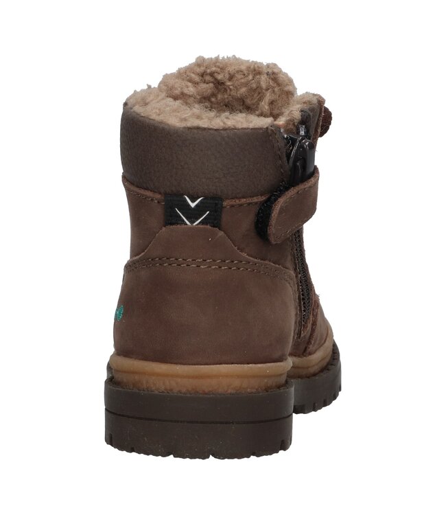 Bunnies Jr | Jongens | Veter Boots | Dark Brown (225700-117)