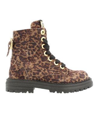 Red Rag Kids Red Rag Kids | Meisjes | Veter Boots | Leopard (12542- 059)