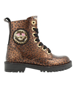 Develab Develab | Veter Boots | Meisjes | Leopard (42950 059)