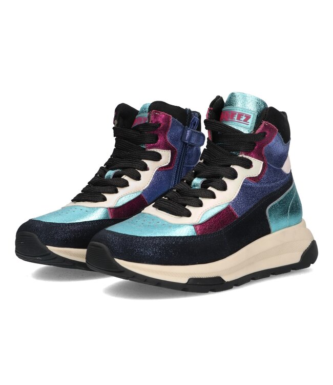 Braqeez | Meisjes | Veter Boots | Blue (425950-928)