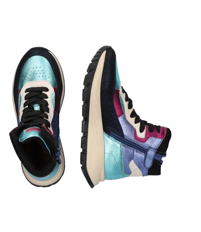 Braqeez | Meisjes | Veter Boots | Blue (425950-928)