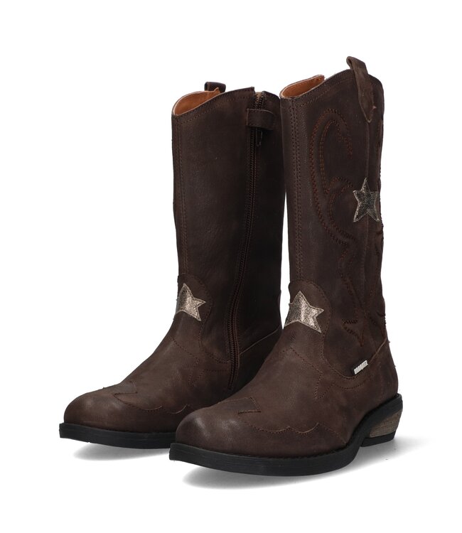 Braqeez | Meisjes | Western Boots | Dark Brown (425739-517)