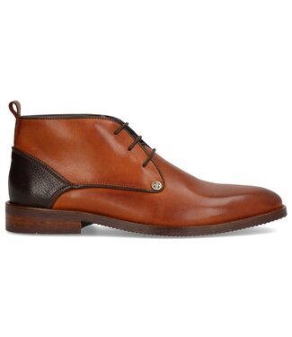 Berkelmans Berkelmans | Heren | Veter Boots | Cognac Combi (252000302)