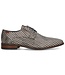 Berkelmans Berkelmans | Heren | Veter schoenen | Black White Grey Braided (2520050407)