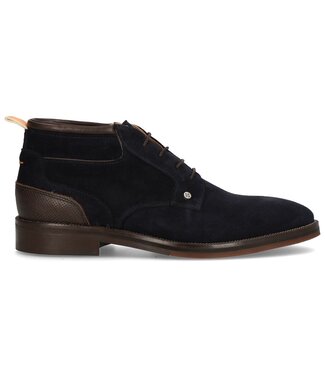 Berkelmans Berkelmans | Heren | Veter Boots | Navy Marino Suede (252007601)