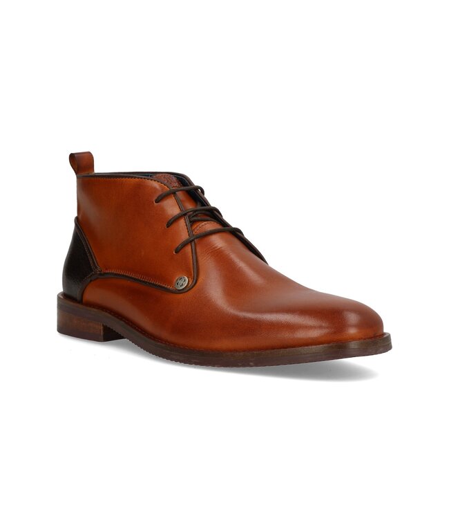 Berkelmans | Heren | Veter Boots | Cognac Combi (252000302)