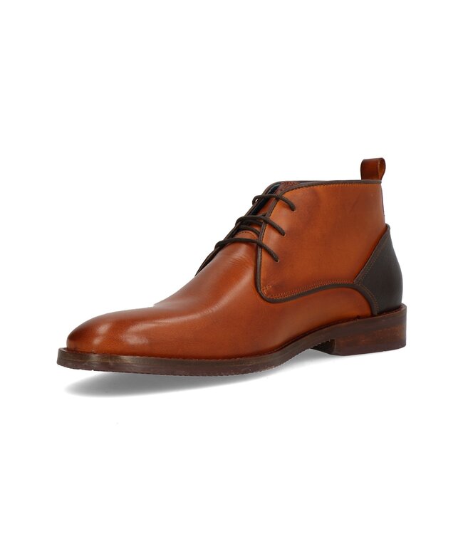 Berkelmans | Heren | Veter Boots | Cognac Combi (252000302)