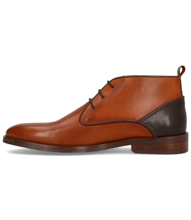 Berkelmans | Heren | Veter Boots | Cognac Combi (252000302)