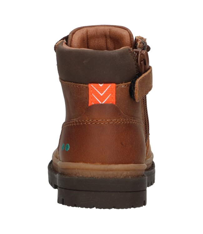 Bunnies Jr | Jongens | Veter Boots | Cognac (225700-513)
