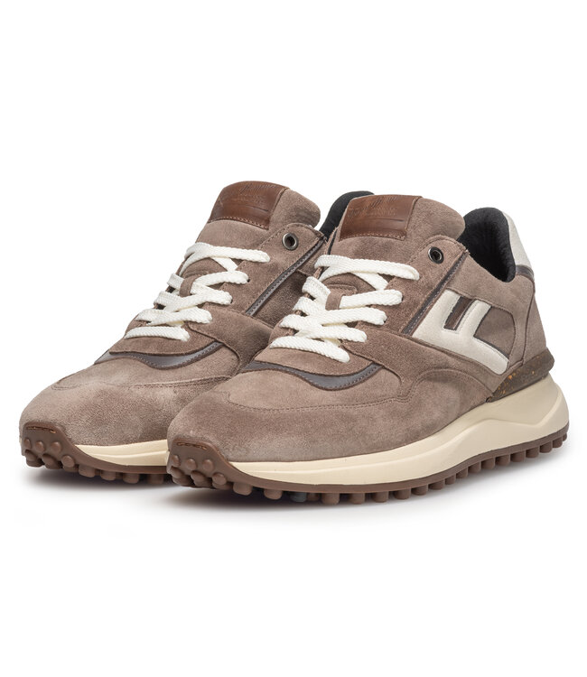 Floris van Bommel | Heren | Sneakers | Taupe (10139-34-02)