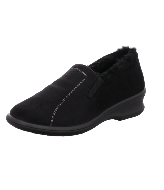 Rohde | Dames | Pantoffels | Zwart (2516 90)