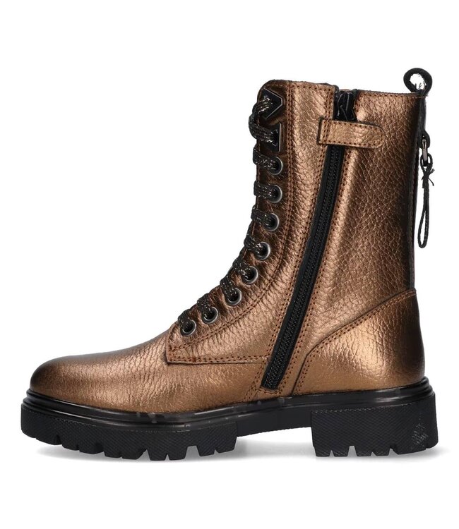 Braqeez | Meisjes | Veter Boots | Bronze (425784-997)