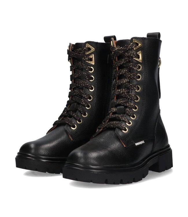 Braqeez | Meisjes | Veter Boots | Black (425784-589)