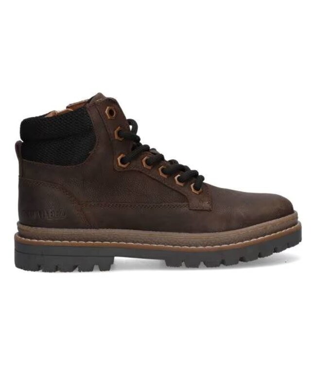 Braqeez | Jongens | Veter Boots | Dark Brown (425920-517)