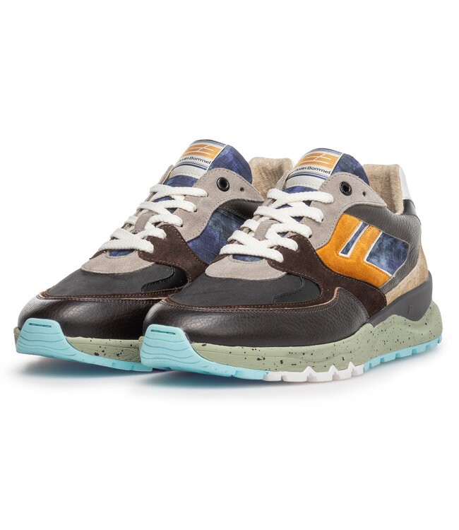 Floris van Bommel | Heren | Sneakers | Taupe (10154-34-01)