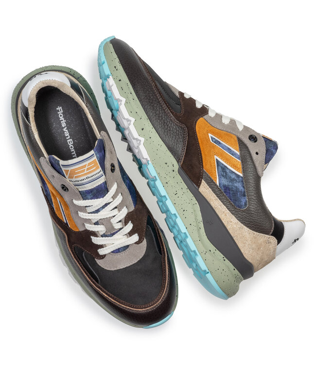 Floris van Bommel | Heren | Sneakers | Taupe (10154-34-01)