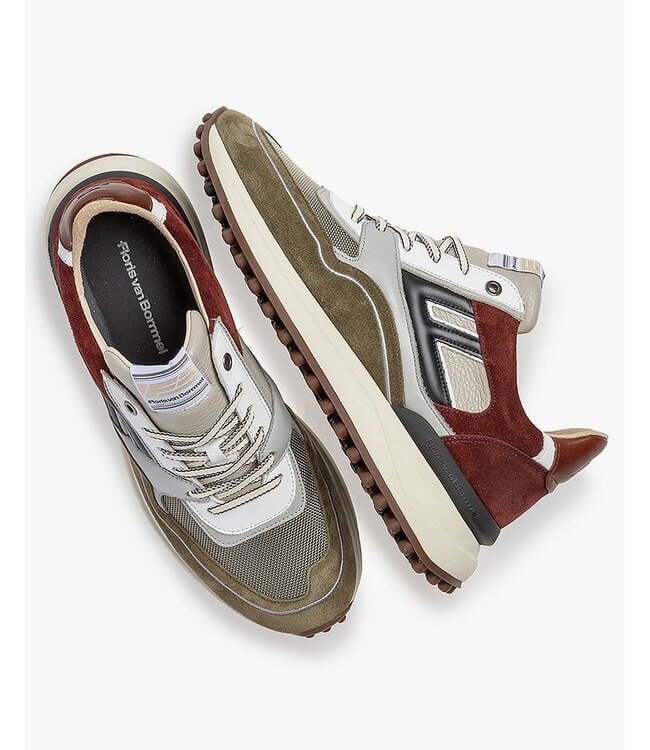 Floris van Bommel | Heren | Sneakers | Green (10139-50-04)