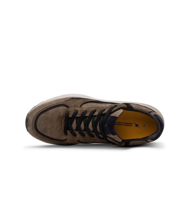 Xsensible | Heren | Sneakers | Dark Taupe Combi (33204.2 515)