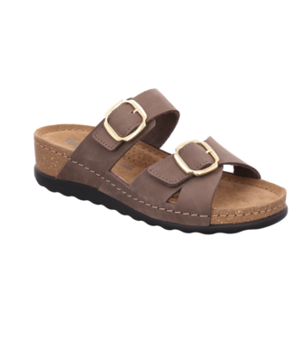 Rohde Rohde | Dames | Slippers | Mocca Nubuk (5430 72)