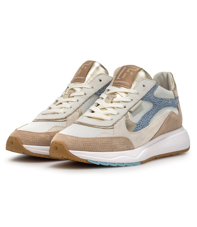 Floris van Bommel Dames | Dames | Sneakers | Taupe (10159-34-02)