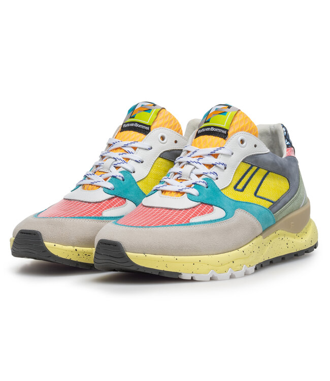 Floris van Bommel | Heren | Sneakers | Yellow (10243-70-02)