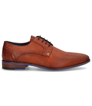 Berkelmans Berkelmans | Heren | Veterschoenen | Cognac Print (50419)