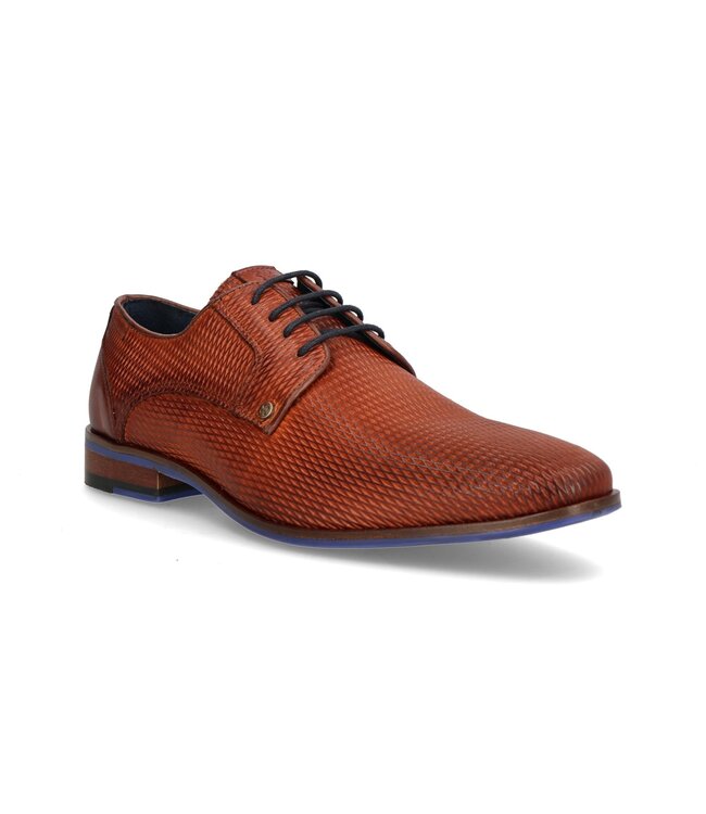 Berkelmans | Heren | Veterschoenen | Cognac Print (50419)