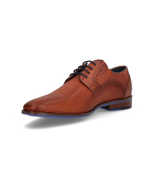 Berkelmans | Heren | Veterschoenen | Cognac Print (50419)