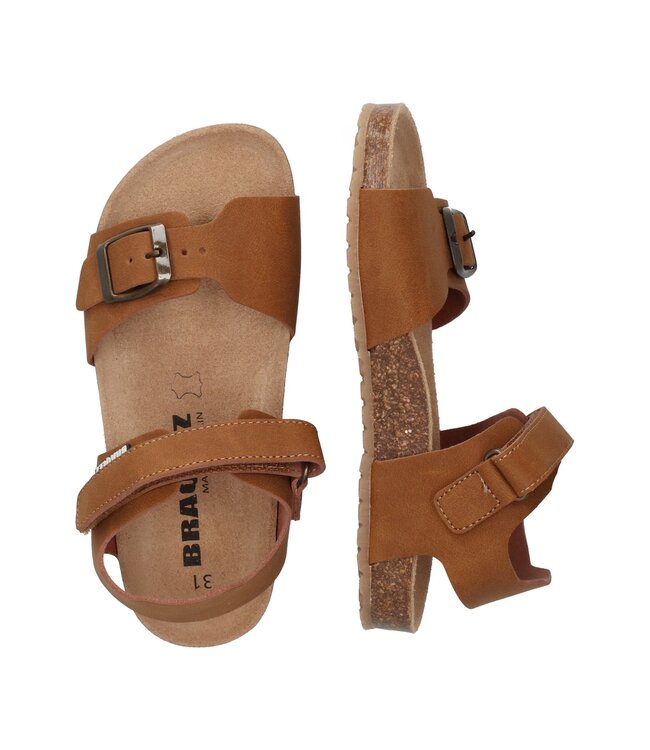 Braqeez | Jongens | Sandalen | Cognac (426415-713)