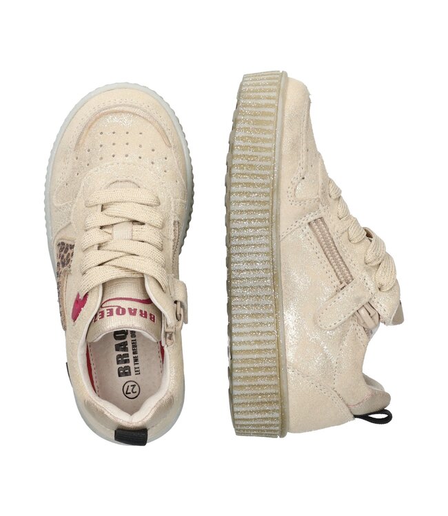 Braqeez | Meisjes | Sneakers | Champagne (426231-494)