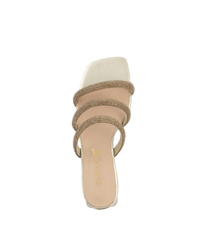 Babouche | Dames | Slippers | Gold  (Lola-137)