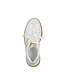 Babouche | Dames | Sneakers| White/White/Gold  (Jilly-165)
