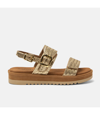 Lazamani Lazamani | Dames | Sandalen | Gold (LA75952)