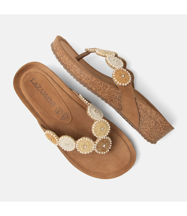 Lazamani | Dames | Slippers | Beige (LA75926)