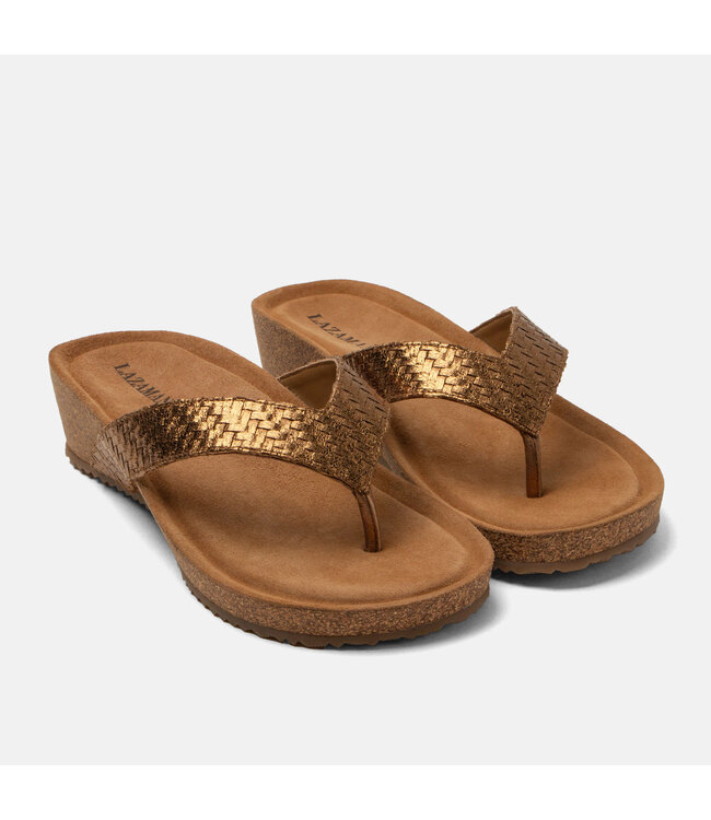 Lazamani | Dames | Slippers | Copper (LA75909)