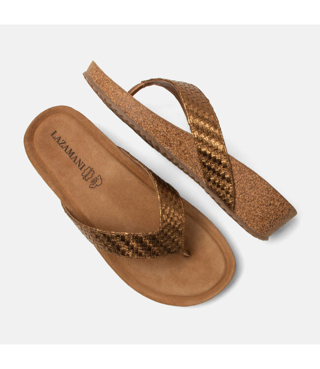 Lazamani | Dames | Slippers | Copper (LA75909)