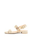 Babouche | Dames | Sandalen | Beige (G-Flower-2)