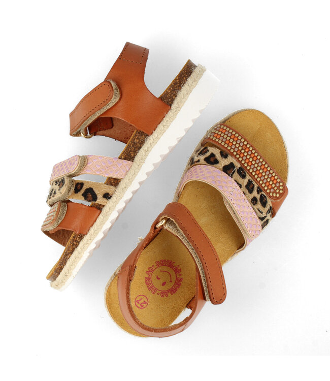 Develab | Sandalen | Meisjes | Cognac (48526 759)