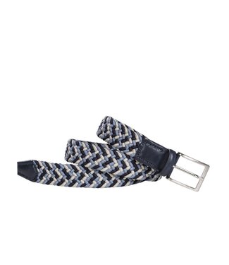 Officine Napoli Officine Napoli | Accessoires | Herenriemen | Jeans Combi  (1012-35 Jeans)