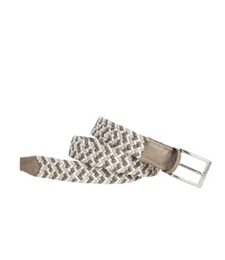 Officine Napoli Officine Napoli | Accessoires | Herenriemen | Taupe Combi  (1012-35 Taupe)