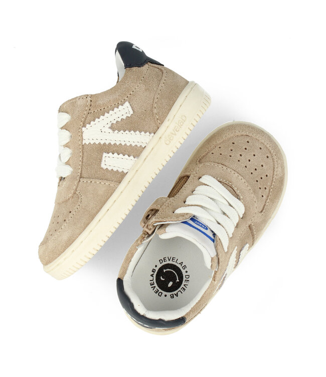 Develab | Sneakers | Jongens | Beige Suede (44427 223)