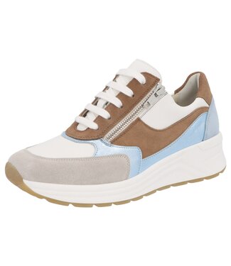 Solidus Solidus | Dames | Sneakers | Cognac / Wit (59083 - 21029 K)